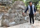 អ្នកជំនាញជួសជុលនៅប្រាសាទជម ខិតខំស្វែងរកប្រភពដើមថ្ម ដែលជ្រុះធ្លាក់រាយប៉ាយមកជួសជុលឡើងវិញ- The experts at Prasat Chorm are trying to find the cause of the fallen stones and repair it-17 May 2024